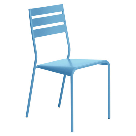 Fermob Stuhl Facto von Fermob Maya Blau E1