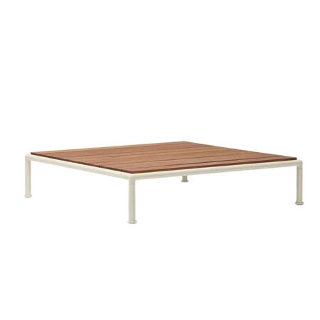 Fast Kaffeetisch Roè Teak von Fast Ø: 79 cm / H: 22 cm, White 