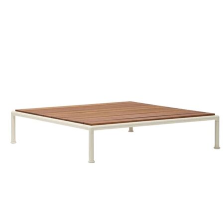 Fast Kaffeetisch Roè Teak von Fast Ø: 96 cm / H: 22 cm, White 
