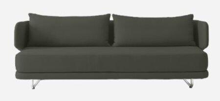 Softline Jasper Schlafsofa - Felt Melange - 294 Dark Green