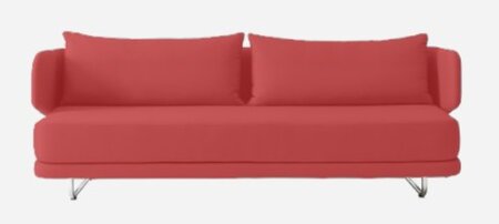 Softline Jasper Schlafsofa - Felt Melange - 650 Light Red