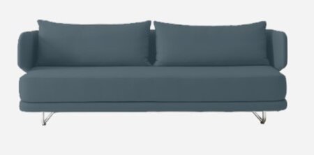 Softline Jasper Schlafsofa - Felt Melange - 846 Blue Grey