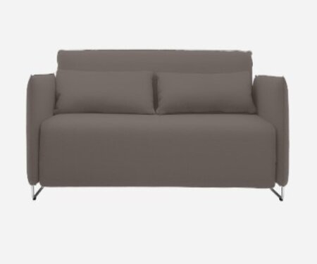 Softline Cord Schlafsofa - Felt Melange - 300 Dark Brown