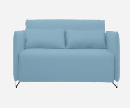 Softline Cord Schlafsofa - Felt Melange - 858 Sky Blue