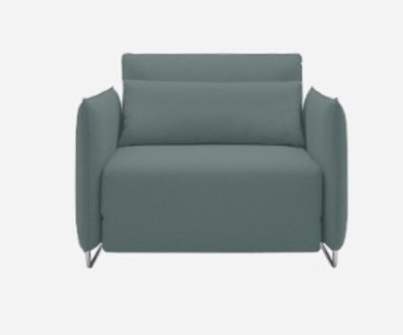 Softline Cord Sessel / Schlafsessel - Felt Melange - 293 Grey Green