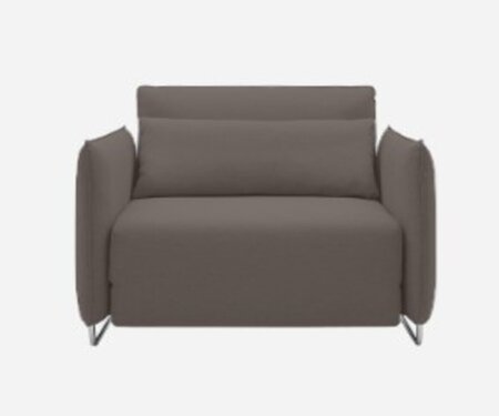 Softline Cord Sessel / Schlafsessel - Felt Melange - 300 Dark Brown