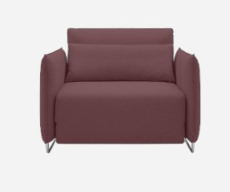 Softline Cord Sessel / Schlafsessel - Felt Melange - 651 Eggplant