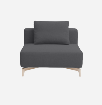 Softline Passion Sofa-Einzelelemente-Vision - 449 Anthracite