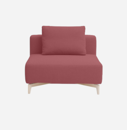 Softline Passion Sofa-Eckelemente-Vision - 453 Light Red