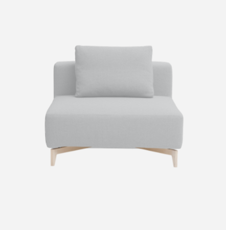 Softline Passion Sofa-Eckelemente-Vision - 457 Light Grey