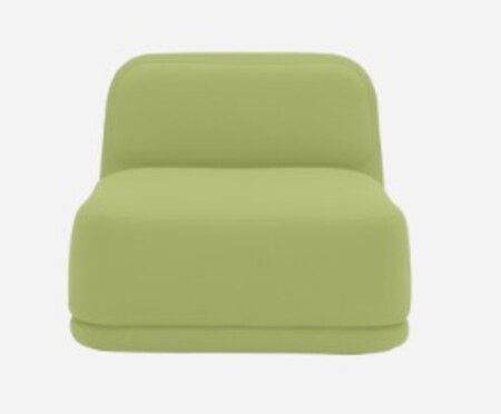 Softline Standby Sessel niedrig - Felt - 579 Green