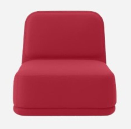 Softline Standby Sessel medium - Felt - 588 Red