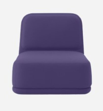 Softline Standby Sessel medium - Felt - 581 Eggplant