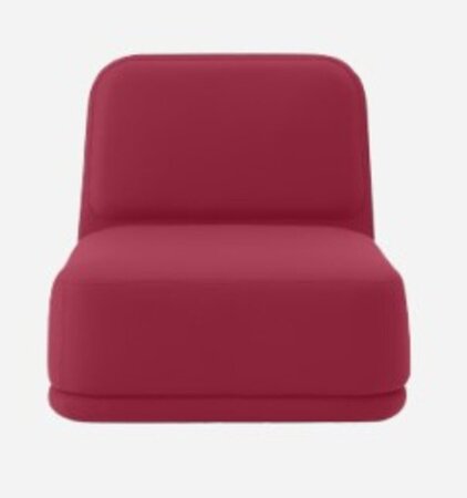 Softline Standby Sessel medium - Felt - 622 Rust Red