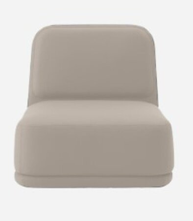 Softline Standby Sessel medium - Felt Melange - 619 Sand