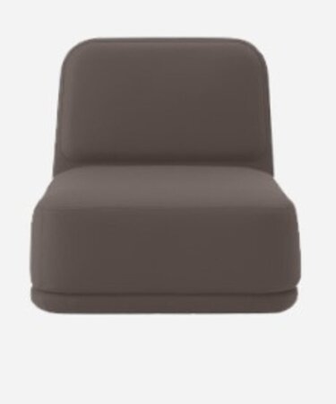 Softline Standby Sessel medium - Felt Melange - 635 Brown