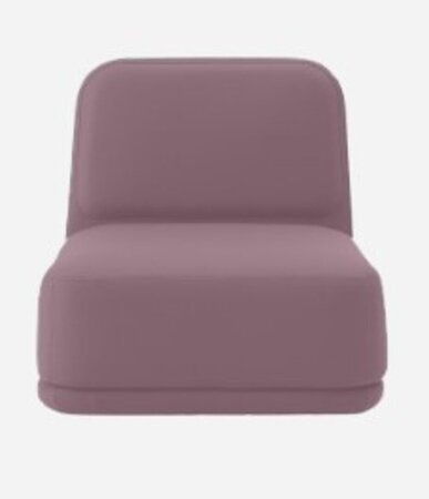 Softline Standby Sessel medium - Felt Melange - 640 Purple