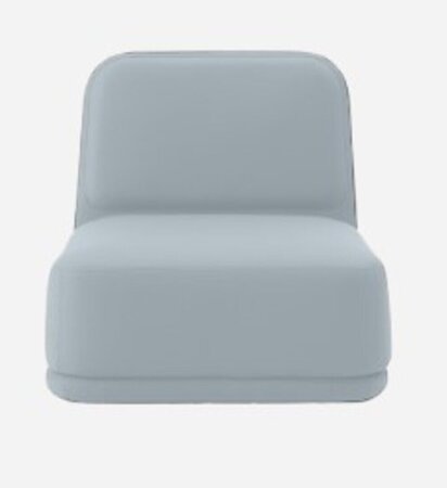 Softline Standby Sessel medium - Felt Melange - 641 Light Blue