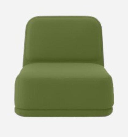 Softline Standby Sessel medium - Felt Melange - 855 Olive
