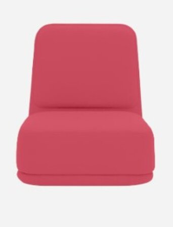 Softline Standby Sessel hoch - Felt - 588 Red