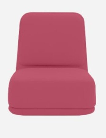 Softline Standby Sessel hoch - Felt - 622 Rust Red
