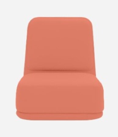 Softline Standby Sessel hoch - Felt - 624 Orange