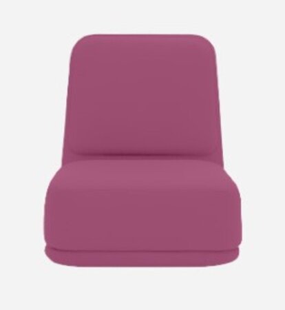 Softline Standby Sessel hoch - Felt - 629 Berry