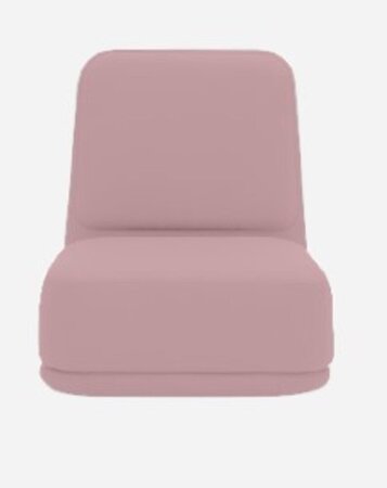 Softline Standby Sessel hoch - Felt Melange - 299 Antique Pink