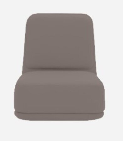 Softline Standby Sessel hoch - Felt Melange - 635 Brown