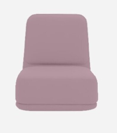 Softline Standby Sessel hoch - Felt Melange - 640 Purple