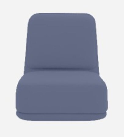 Softline Standby Sessel hoch - Felt Melange - 859 Berry