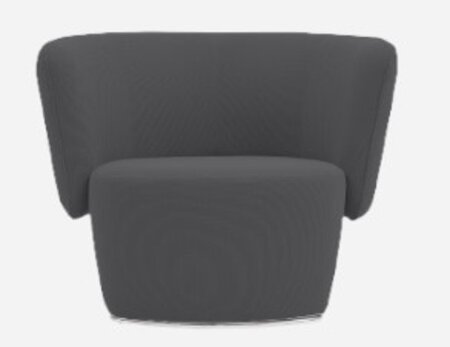 Softline Venice Sessel - Felt Melange - 610 Anthracite