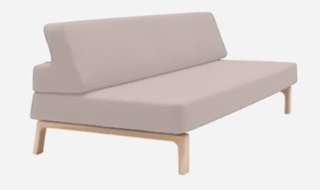 Softline Lazy Schlafsofa - Felt Melange - 642 Lilac