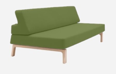 Softline Lazy Schlafsofa - Felt Melange - 855 Olive