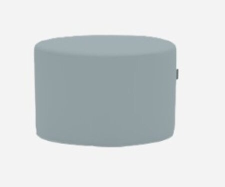 Softline Bon-Bon Pouf Medium - Felt Melange - 292 Light Grey