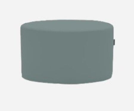 Softline Bon-Bon Pouf Medium - Felt Melange - 293 Grey Green