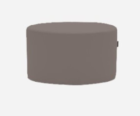 Softline Bon-Bon Pouf Medium - Felt Melange - 635 Brown