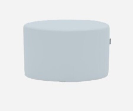 Softline Bon-Bon Pouf Medium - Felt Melange - 641 Light Blue