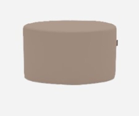 Softline Bon-Bon Pouf Medium - Felt Melange - 849 Light Brown