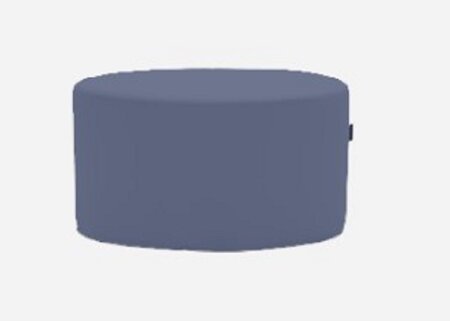 Softline Bon-Bon Pouf Medium - Felt Melange - 859 Berry