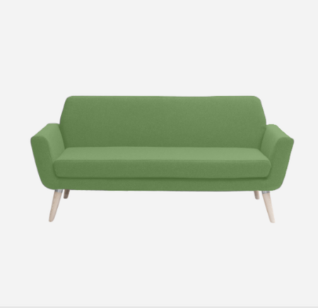 Softline Scope Sofa-Felt Melange - 848 Green