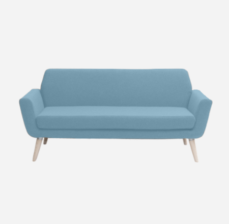 Softline Scope Sofa-Felt Melange - 858 Sky Blue