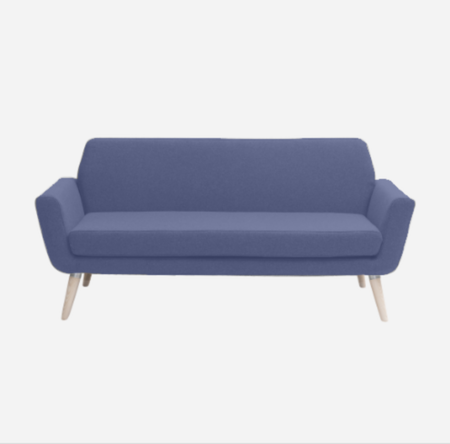 Softline Scope Sofa-schwarz-Vision - 450 Purple
