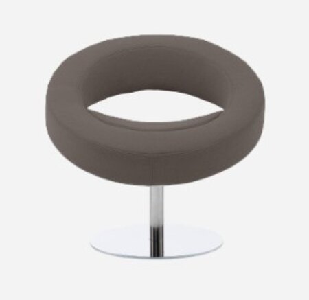 Softline Hello Sessel - Felt Melange - 300 Dark Brown