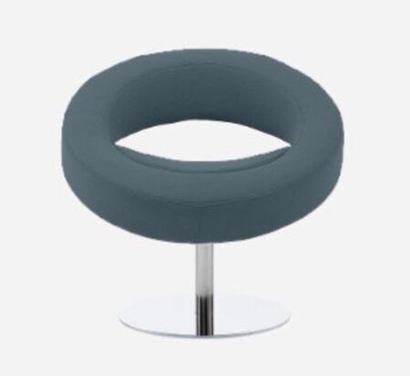 Softline Hello Sessel - Felt Melange - 846 Blue Grey