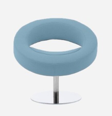 Softline Hello Sessel - Felt Melange - 858 Sky Blue