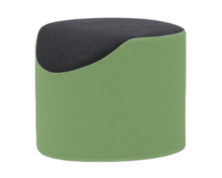 Softline Coral Hocker - Felt Melange - 848 Green