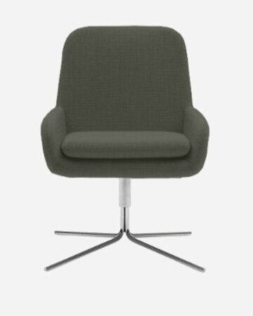 Softline Coco Drehsessel - Felt Melange - 294 Dark Green