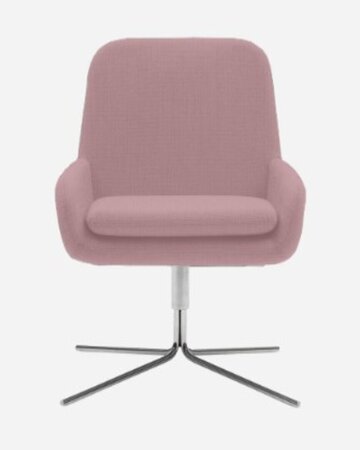 Softline Coco Drehsessel - Felt Melange - 299 Antique Pink