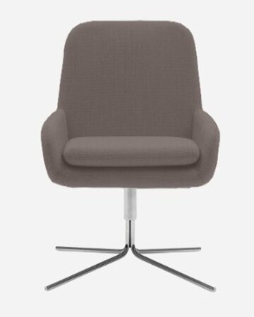 Softline Coco Drehsessel - Felt Melange - 635 Brown